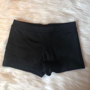 Black Cheer/Dance Spandex Shorts